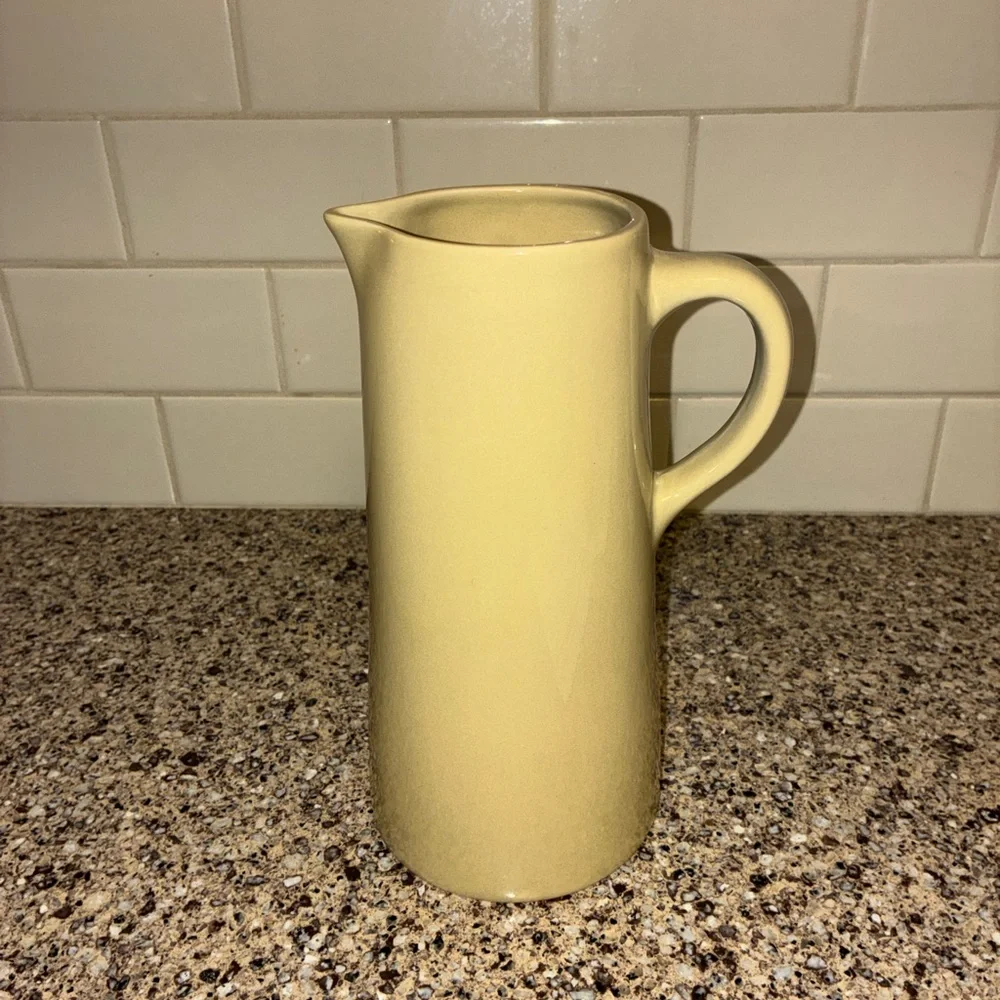 PotteryBarn Studio Ceramic‎ Pitcher Barbara Eiger Tan